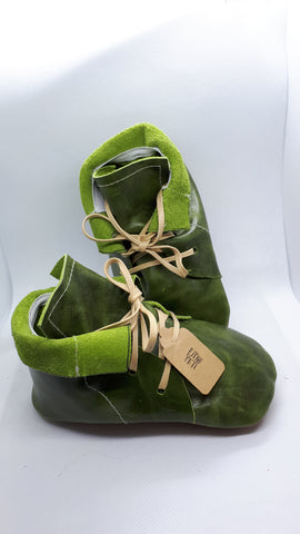 Mossy green leather Desert Boots SALE